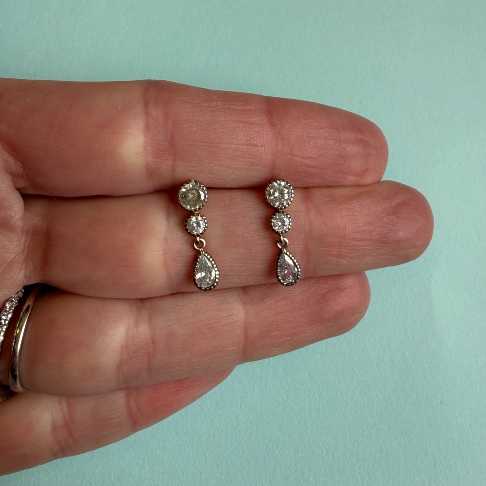 Delicate Teardrop Drop Earrings